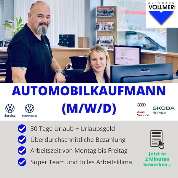 Wir suchen Automobilkaufmann/-frau